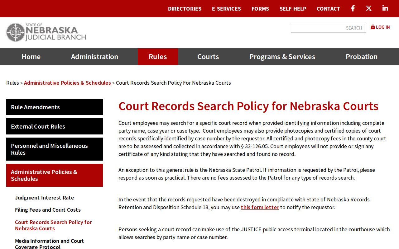 Sheridan County warrant search and public court terminal policy